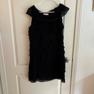Fumblin’ Foe silk ruffle dress